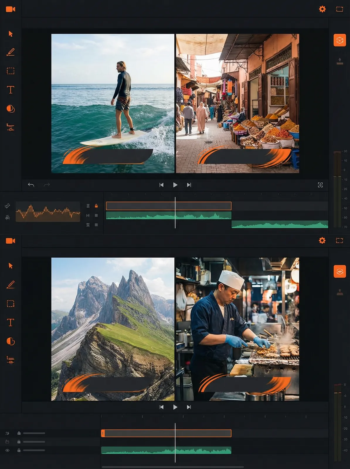 亚娱网站 Vlog开场模板设计